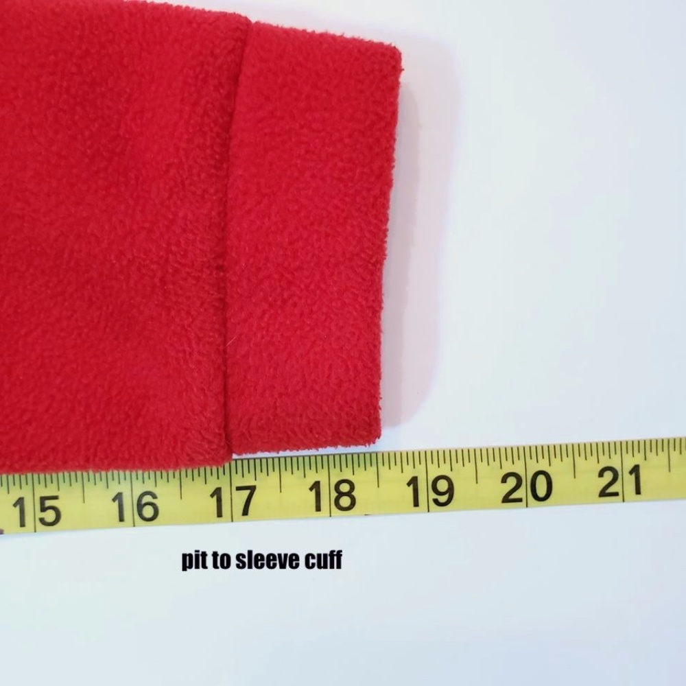 Columbia Youth Unisex Red Fleece Jacket M (10/12) - Picture 7 of 8